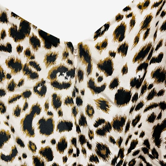 L'AGENCE Chiara Silk Twist Camisole Animal Print Women’s Size XS - Picture 7 of 10